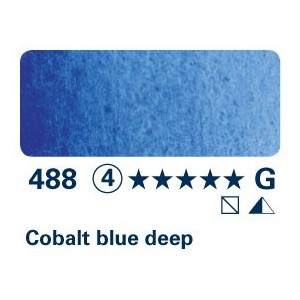 Blu cobalto intenso 488 - Acquarello Horadam Schmincke