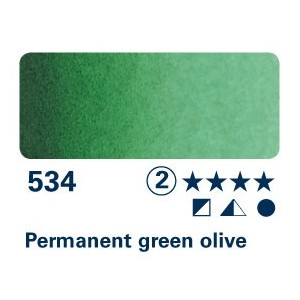 Verde Oliva permanente 534 - Acquarello Horadam Schmincke