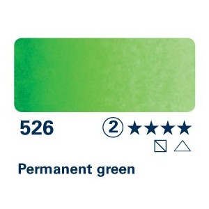 Verde permanente 526 - Acquarello Horadam Schmincke
