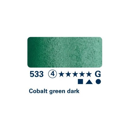 Verde di cobalto scuro 533 - Acquarello Horadam Schmincke