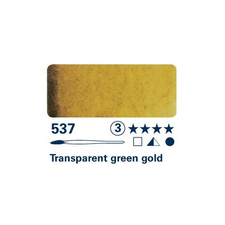 Verde dorato trasparente 537 - Acquarello Horadam Schmincke