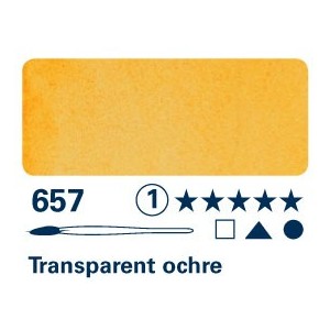 Ocra trasparente 657 - Acquarello Horadam Schmincke