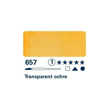 Ocra trasparente 657 - Acquarello Horadam Schmincke