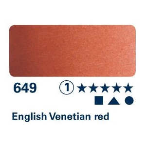 Rosso veneziano inglese 649 - Acquarello Horadam Schmincke