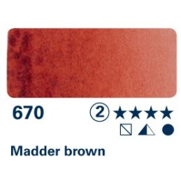 Madder Brown 670 - Acquarello Horadam Schmincke