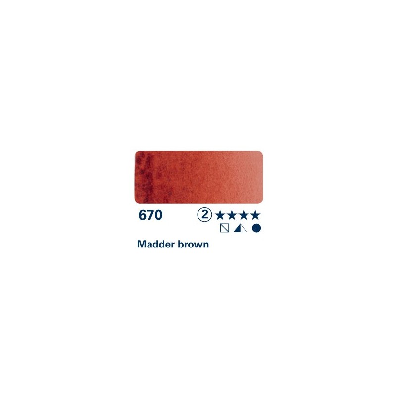 Madder Brown 670 - Acquarello Horadam Schmincke