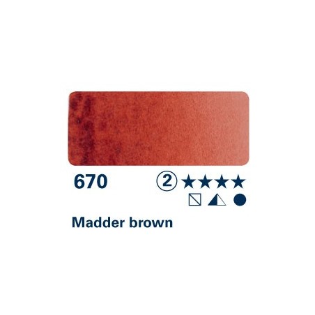 Madder Brown 670 - Acquarello Horadam Schmincke