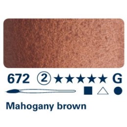 Mahogany Brown 672 - Acquarello Horadam Schmincke