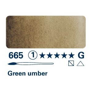 Terra verdastra 665 - Acquarello Horadam Schmincke