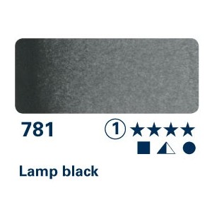 Lamp black 781 - Acquarello Horadam Schmincke
