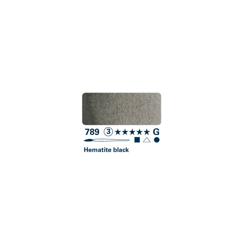 Nero Ematite 789 - Acquarello Horadam Schmincke