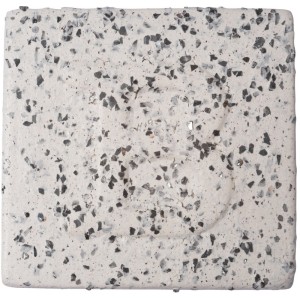 Botz9155 Smalto-Engobbio puntinato bianco screziato