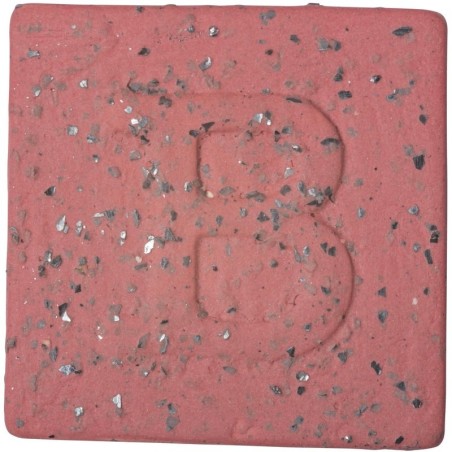 Botz9646 Engobbio / smalto rosso screziato