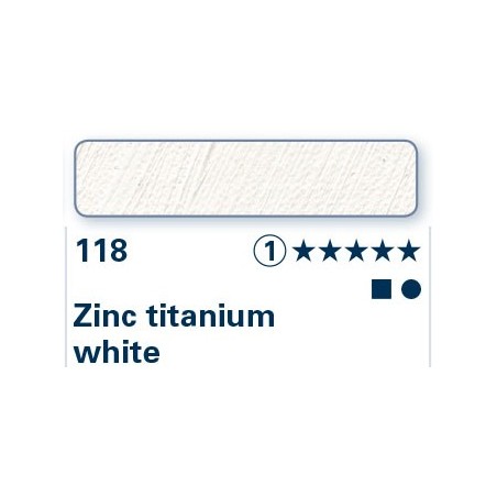 Bianco zinco di Titanio 118 - Olio Norma Professional Schmincke