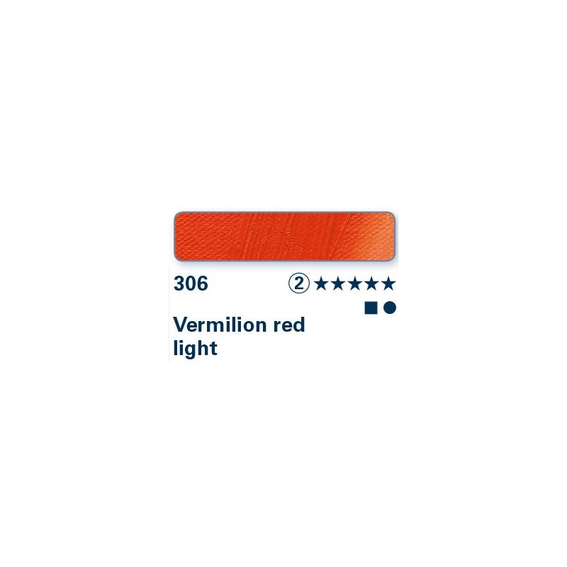 Rosso vermiglione chiaro 306 - Olio Norma Professional Schmincke