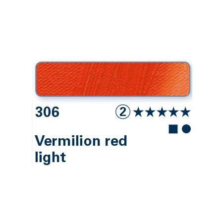Rosso vermiglione chiaro 306 - Olio Norma Professional Schmincke