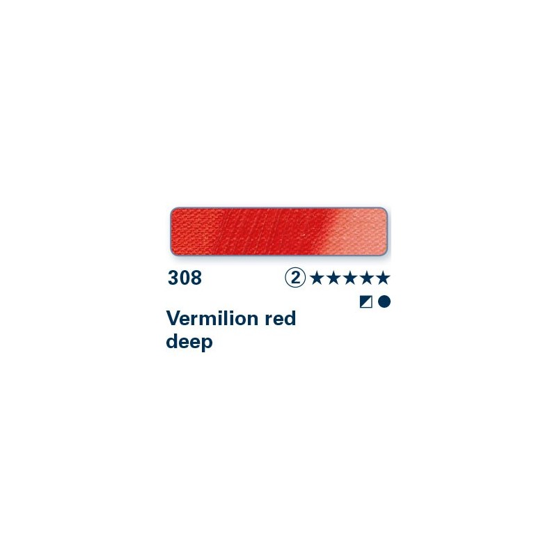 Rosso vermiglione scuro 308 - Olio Norma Professional Schmincke