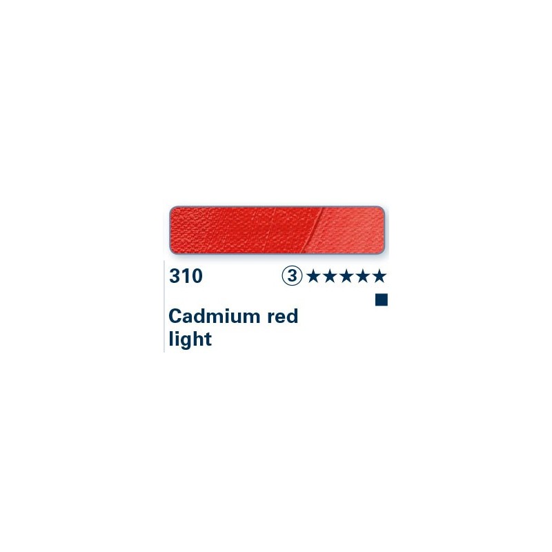 Rosso di cadmio chiaro 310 - Olio Norma Professional Schmincke