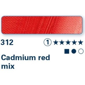 Rosso di cadmio Mix 312 - Olio Norma Professional Schmincke