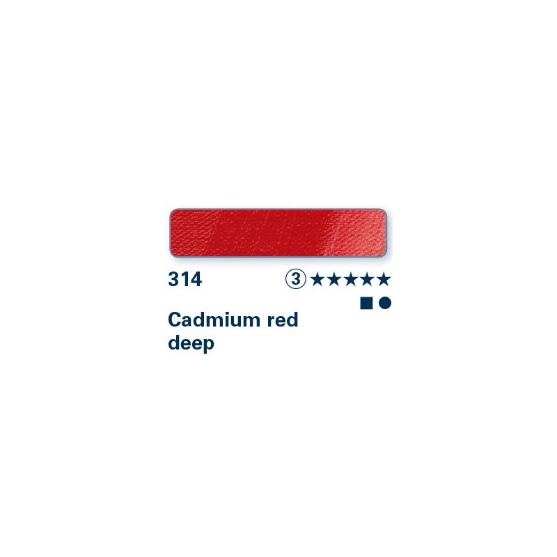 Rosso di cadmio scuro 314 - Olio Norma Professional Schmincke