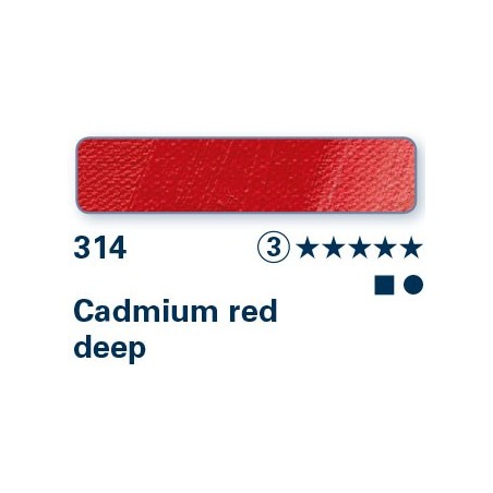 Rosso di cadmio scuro 314 - Olio Norma Professional Schmincke