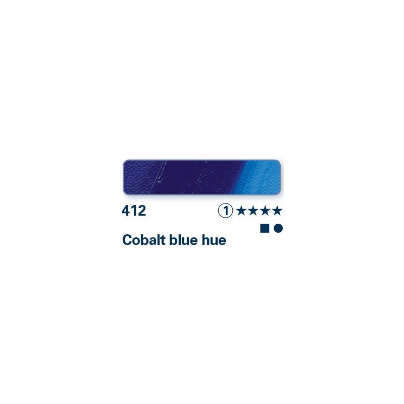 Tinta blu di Cobalto 412 - Olio Norma Professional Schmincke