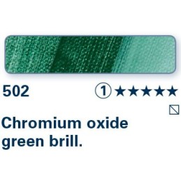 Verde di cromo ossido brillante 502 - Olio Norma Professional Schmincke