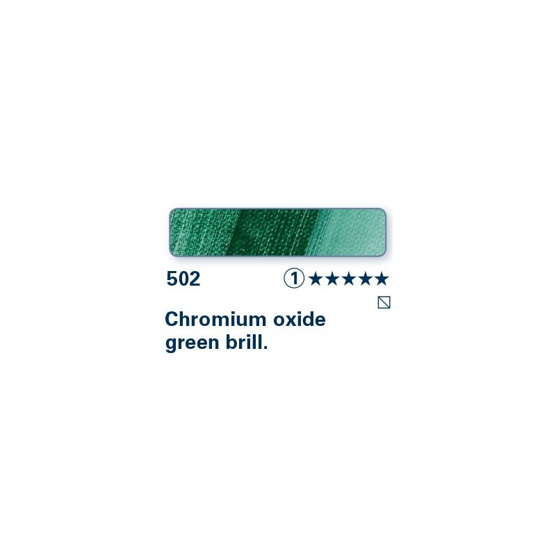 Verde di cromo ossido brillante 502 - Olio Norma Professional Schmincke