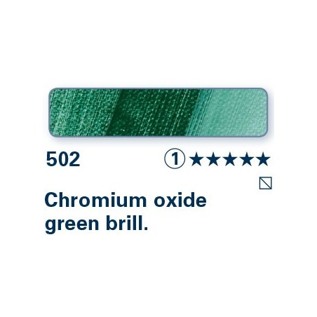 Verde di cromo ossido brillante 502 - Olio Norma Professional Schmincke