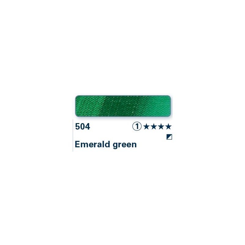 Verde smeraldo 504 - Olio Norma Professional Schmincke