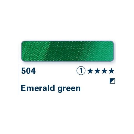 Verde smeraldo 504 - Olio Norma Professional Schmincke