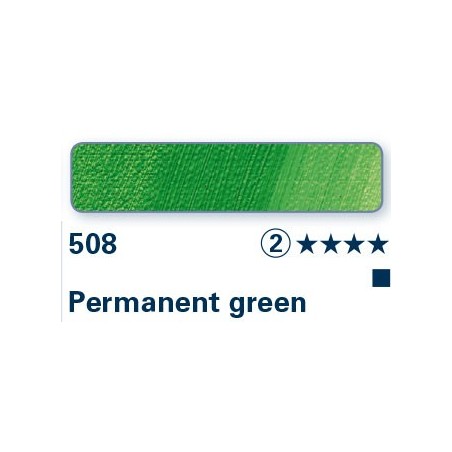 Verde permanente 508 - Olio Norma Professional Schmincke
