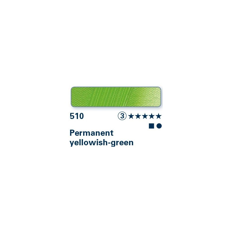 Giallo verde permanente 510  - Olio Norma Professional Schmincke
