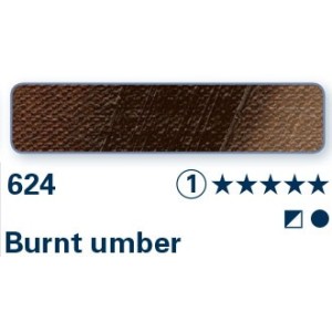 Terra d'ombra bruciata 624 - Olio Norma Professional Schmincke