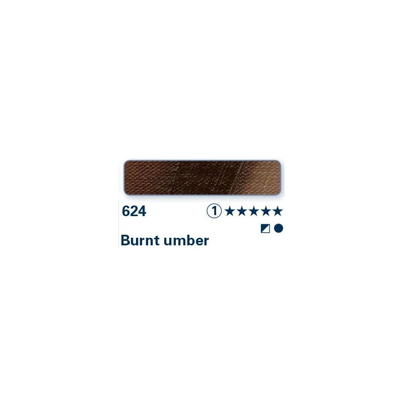 Terra d'ombra bruciata 624 - Olio Norma Professional Schmincke