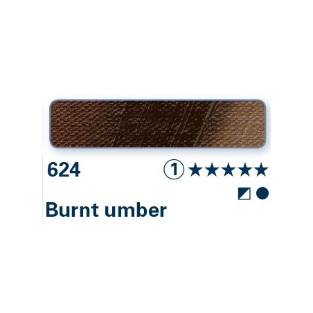Terra d'ombra bruciata 624 - Olio Norma Professional Schmincke