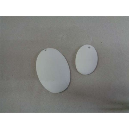 Pendenti Ovali Bombati conf.10pz