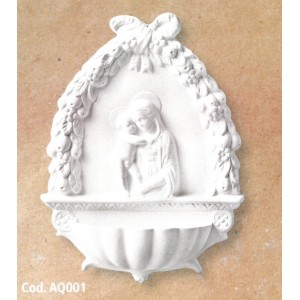 AQ01 Acquasantiera Robbiana cm.40