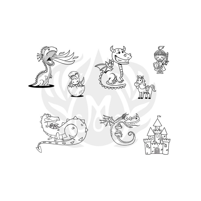 DSS-0154 Cute Dragons