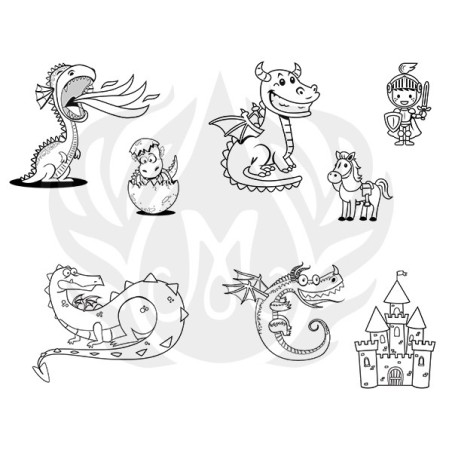 DSS-0154 Cute Dragons