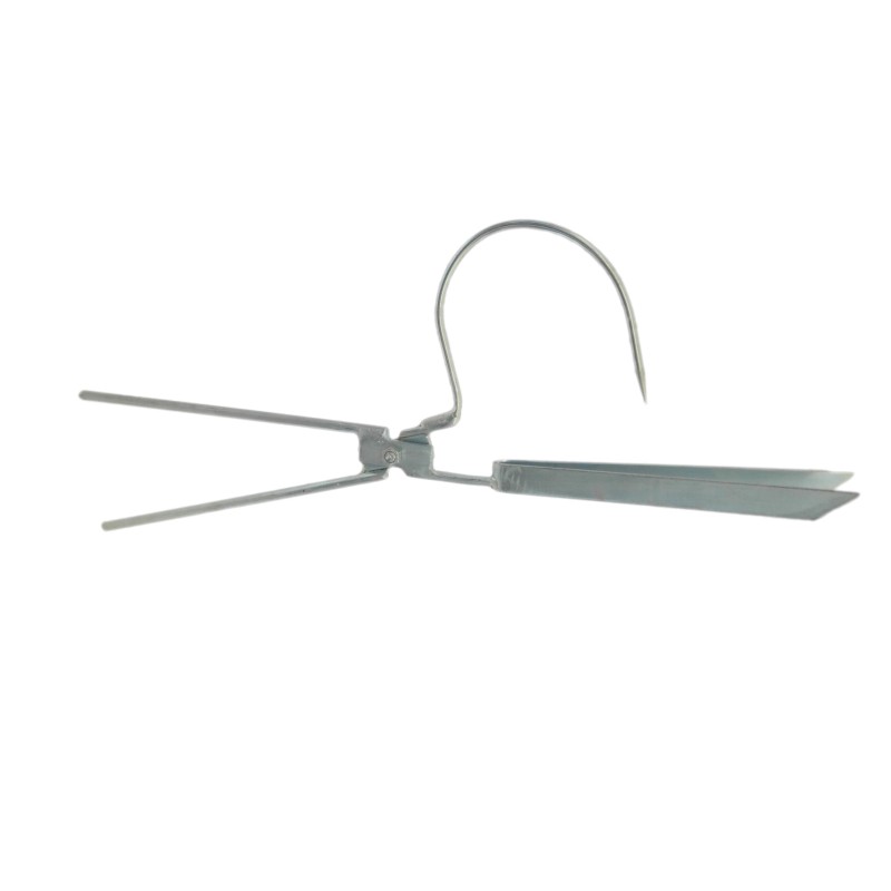 1.06 Pinza ad arco acciaio con forcella cm.59