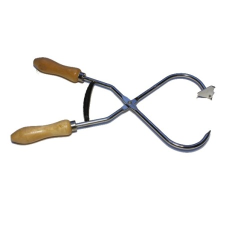 BZ2315 Pinza in metallo con molla cm.35