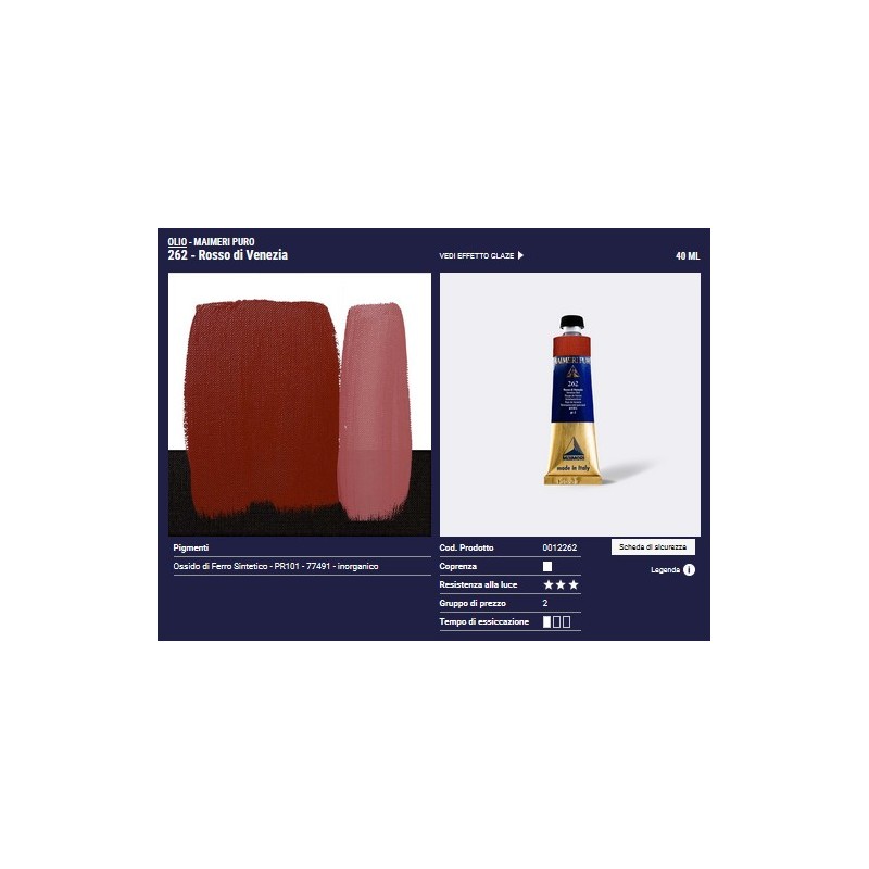 262 Rosso di Venezia - Maimeri Puro