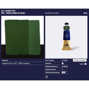 336 Verde ossido di Cromo - Maimeri Puro