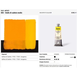 083 Giallo di Cadmio Medio - Maimeri Artisti