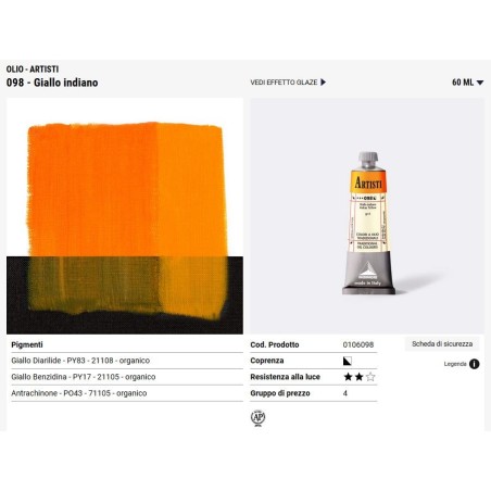 098 Giallo indiano - Maimeri Artisti