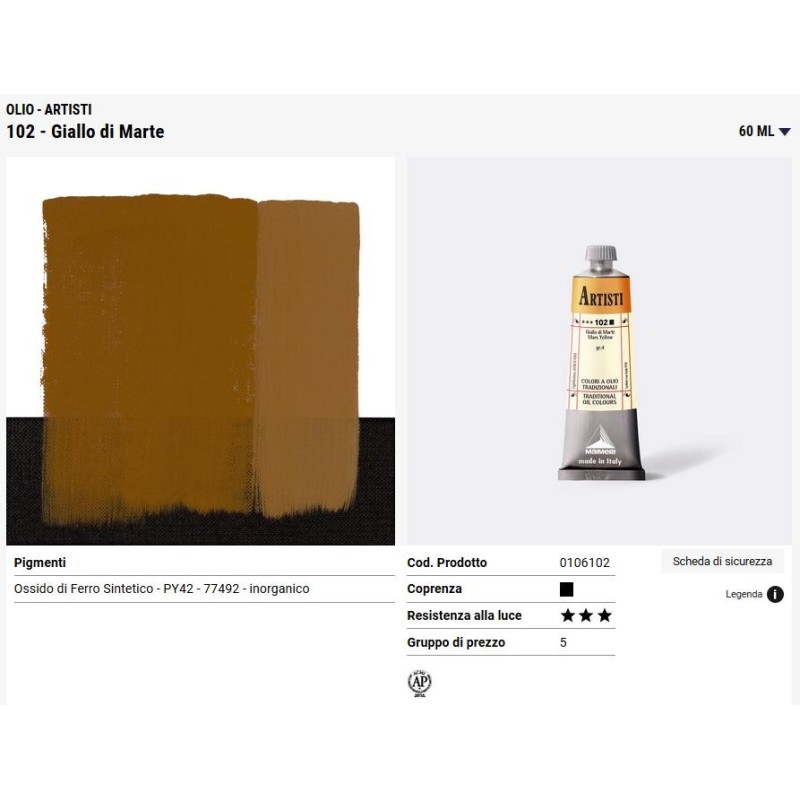 102 Giallo di Marte - Maimeri Artisti