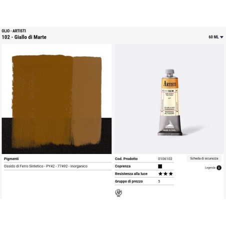 102 Giallo di Marte - Maimeri Artisti