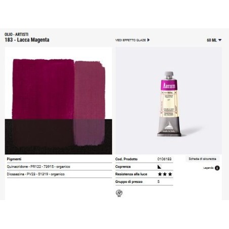183 Lacca Magenta - Maimeri Artisti