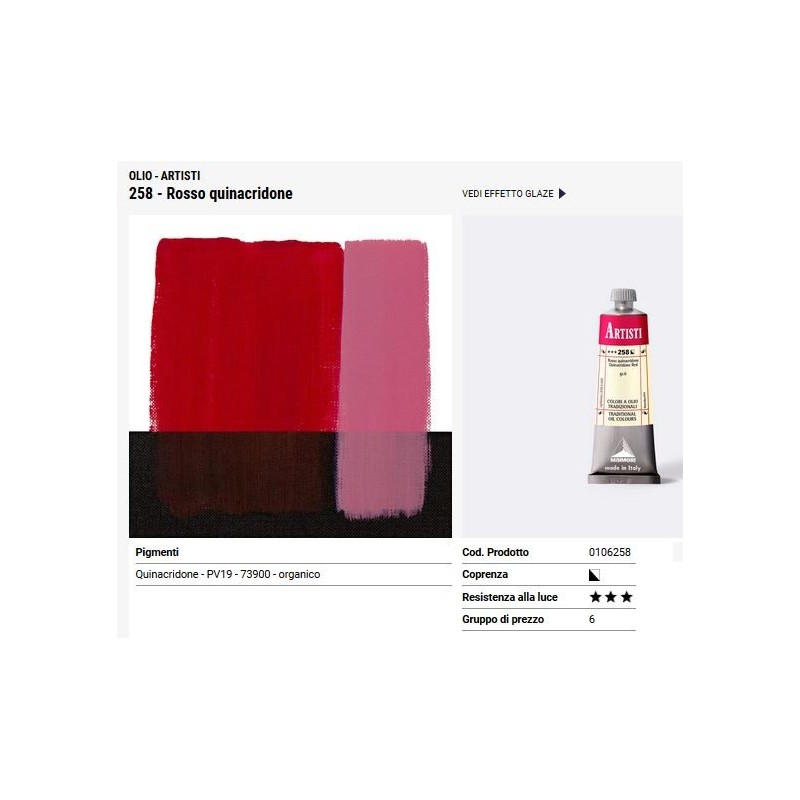 258 Rosso quinacridone - Maimeri Artisti